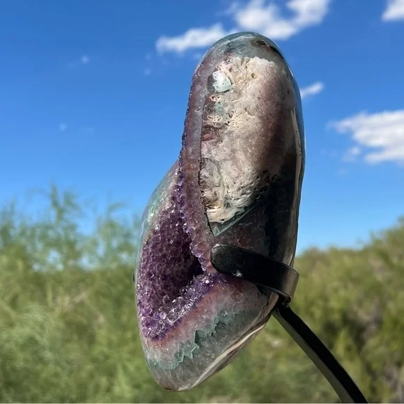 Pink Green Purple Amethyst ππ PGA14 - Picture 5 of 7